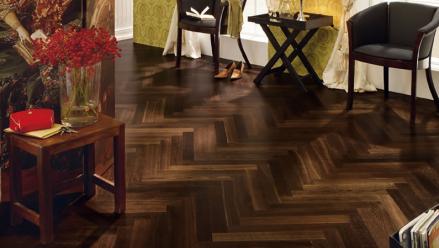 Engineered wood flooring  Herringbone African